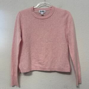 Filoro Crewneck Cashmere Sweater Pink Size XS